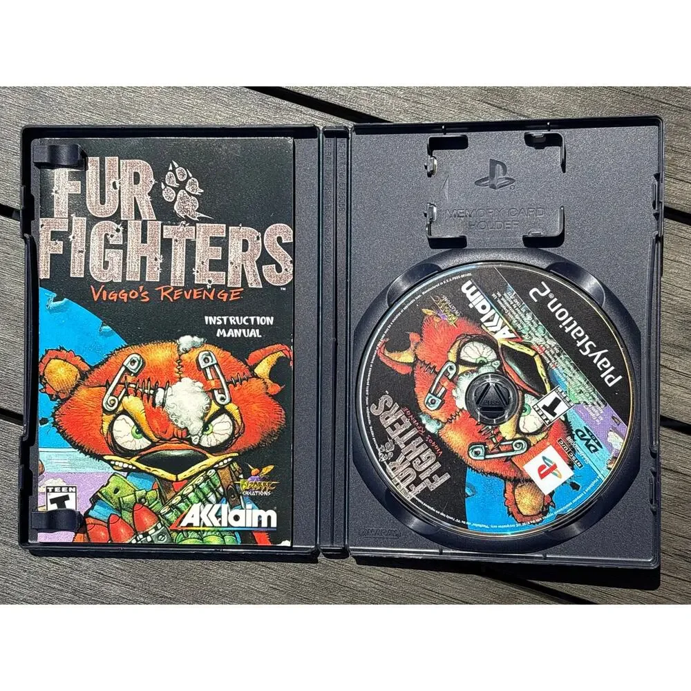 FUR FIGHTERS Viggo's Revenge Game for PlayStation 2 PS2 W/Reg card & Manual
